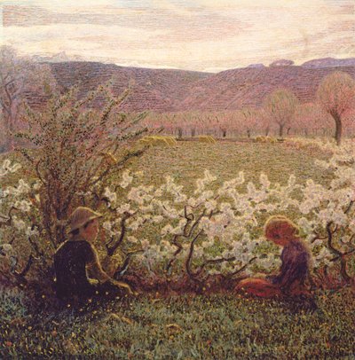 Flowering Meadow by Giuseppe Pellizza da Volpedo